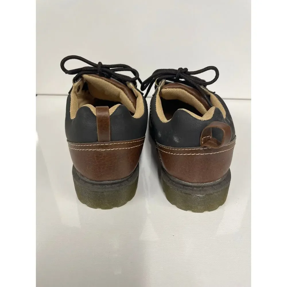 Arizona Jean Co. Gage Boys Youth Shoes 3 Medium Brown Non Marking Rubber Soles - Picture 5 of 9